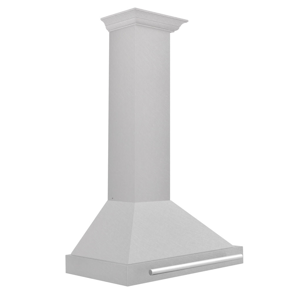 ZLINE 30-inch range hood in satin stainless steel KB4SNX-30, side view