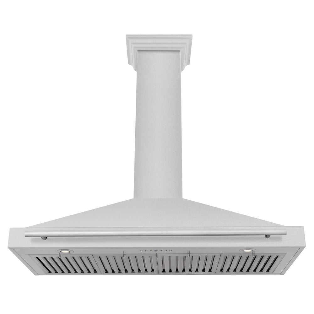 ZLINE 48-inch range hood in satin stainless steel KB4SNX-48, view 3