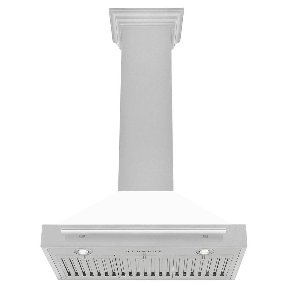 ZLINE 30-inch range hood in satin stainless steel KB4SNX-WM-30, view 5