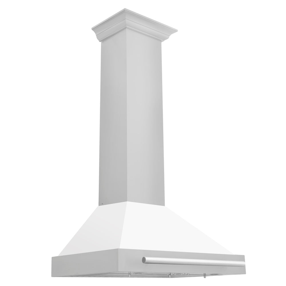 ZLINE 30-inch range hood in white matte KB4STX-WM-30