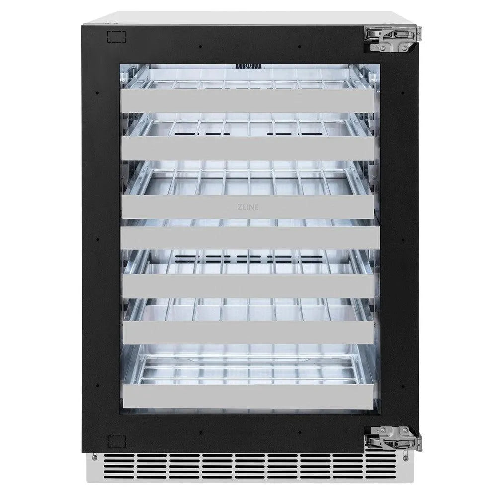 ZLINE Touchstone 24-inch wine cooler, panel ready RWDPO-24