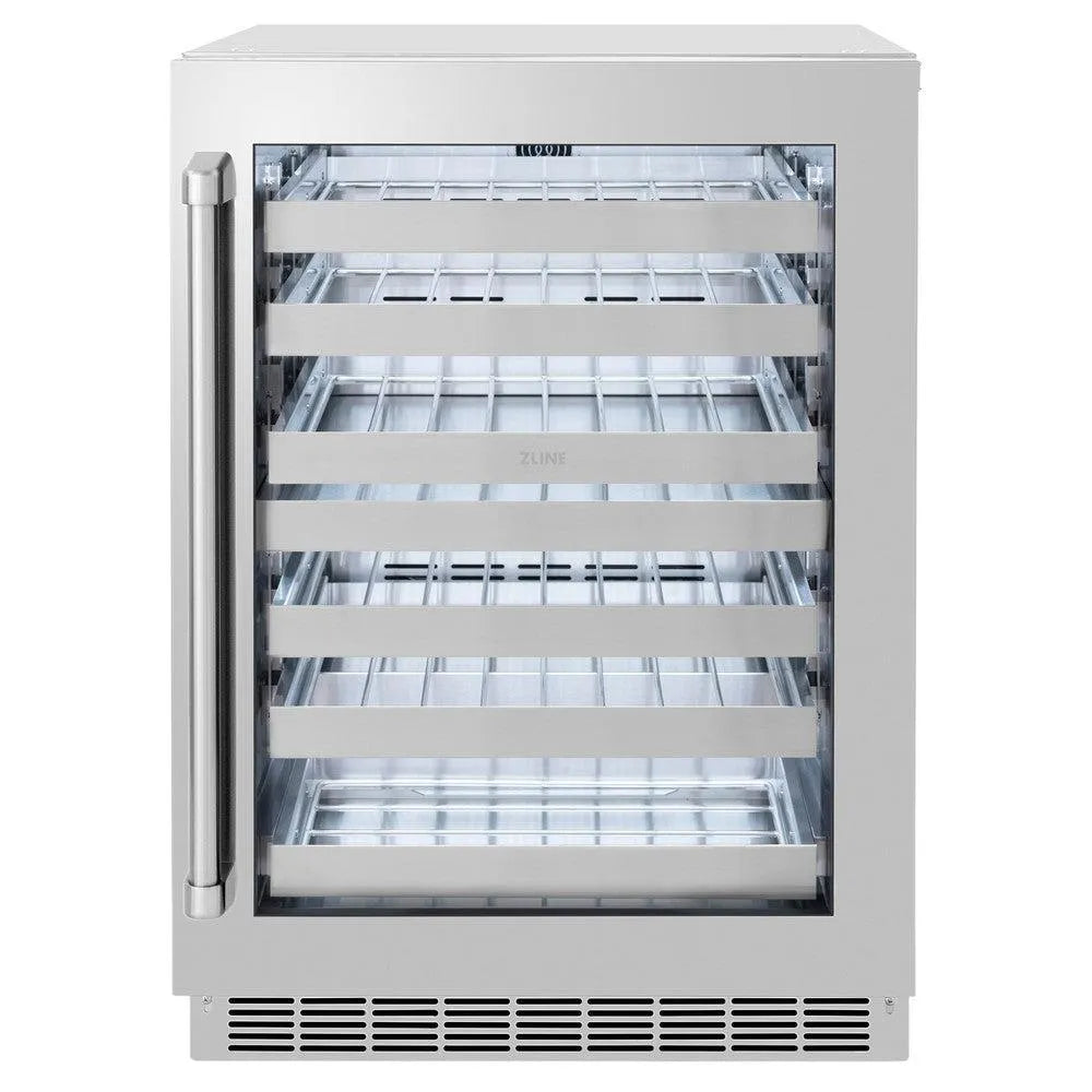 ZLINE Touchstone 24-inch wine cooler in stainless steel RWDO-GS-24