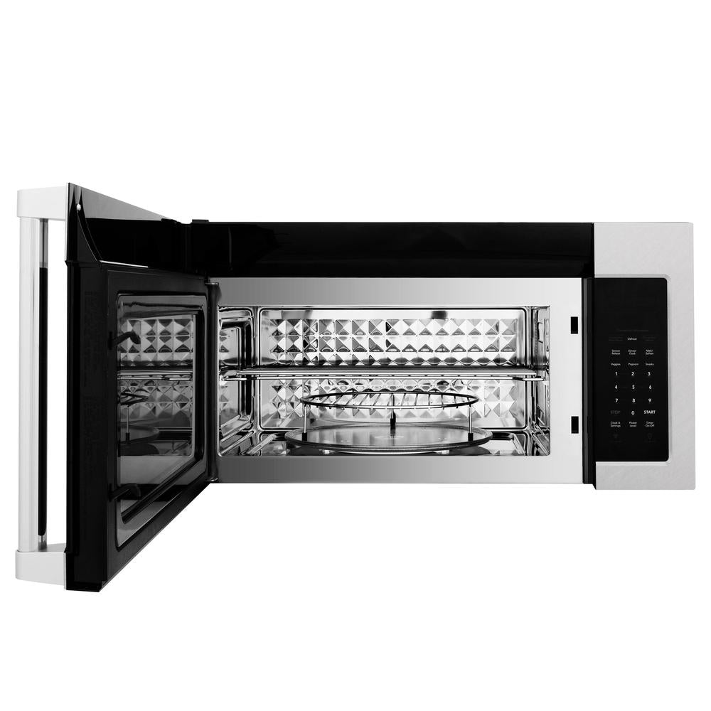 ZLINE 30-inch microwave in satin stainless steel MWO-OTR-H-30-SS, front view