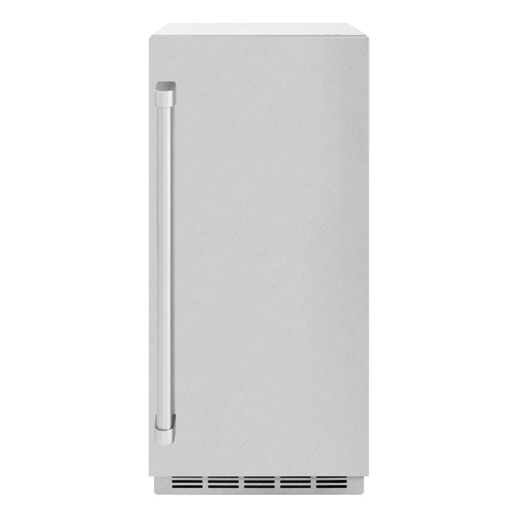 ZLINE Touchstone 15-inch ice maker in satin stainless steel IGMD-SN-15