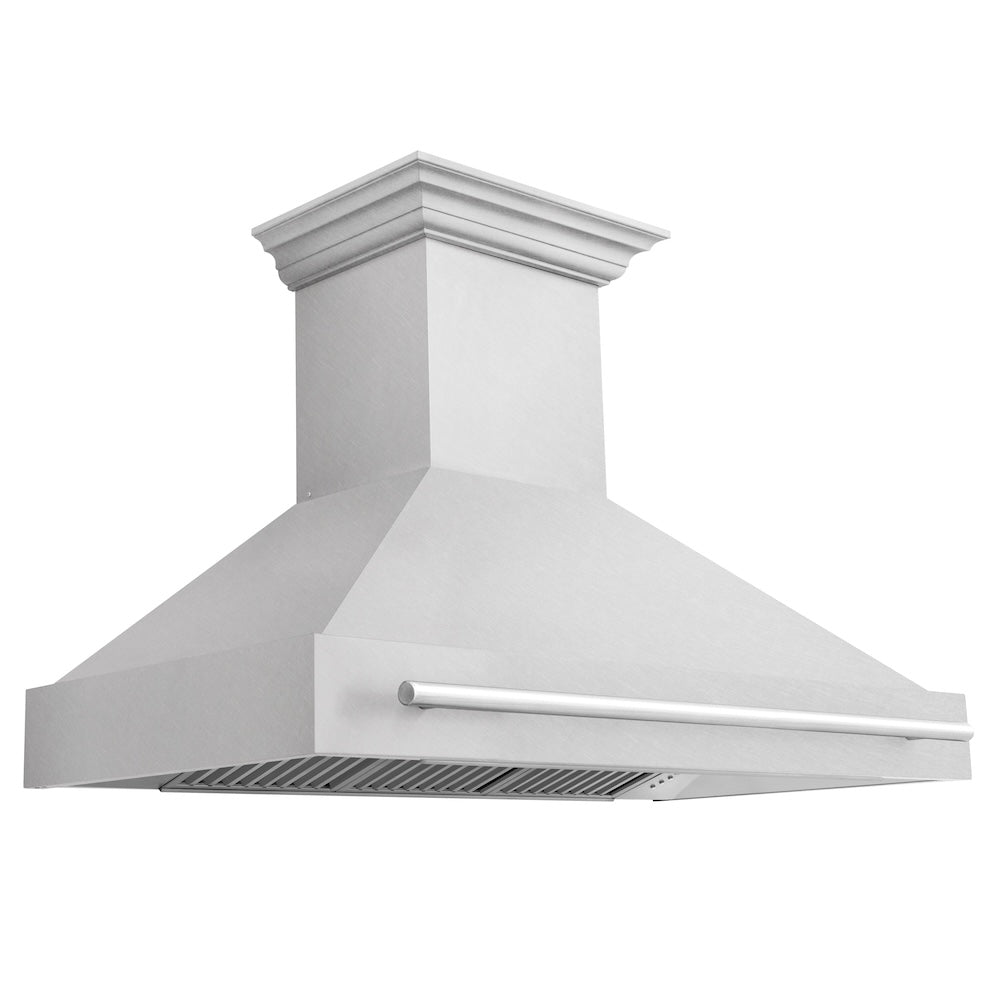 ZLINE 48-inch range hood in satin stainless steel 8654SNX-48