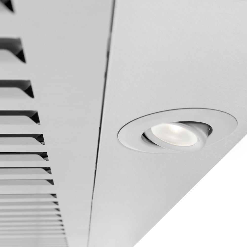 ZLINE Convertible Vent 36-inch range hood in satin stainless steel 8KL3S-36, detail