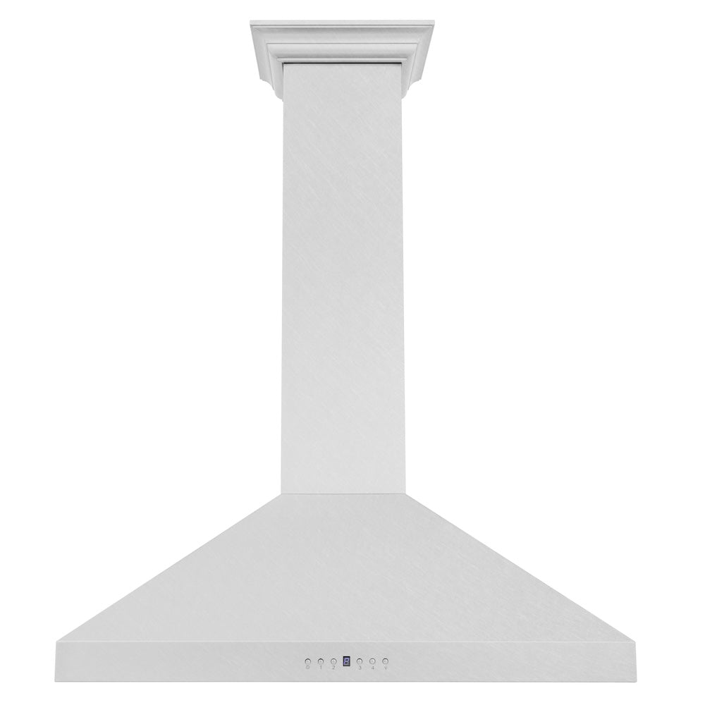 ZLINE Convertible Vent 36-inch range hood in satin stainless steel 8KL3S-36, front view