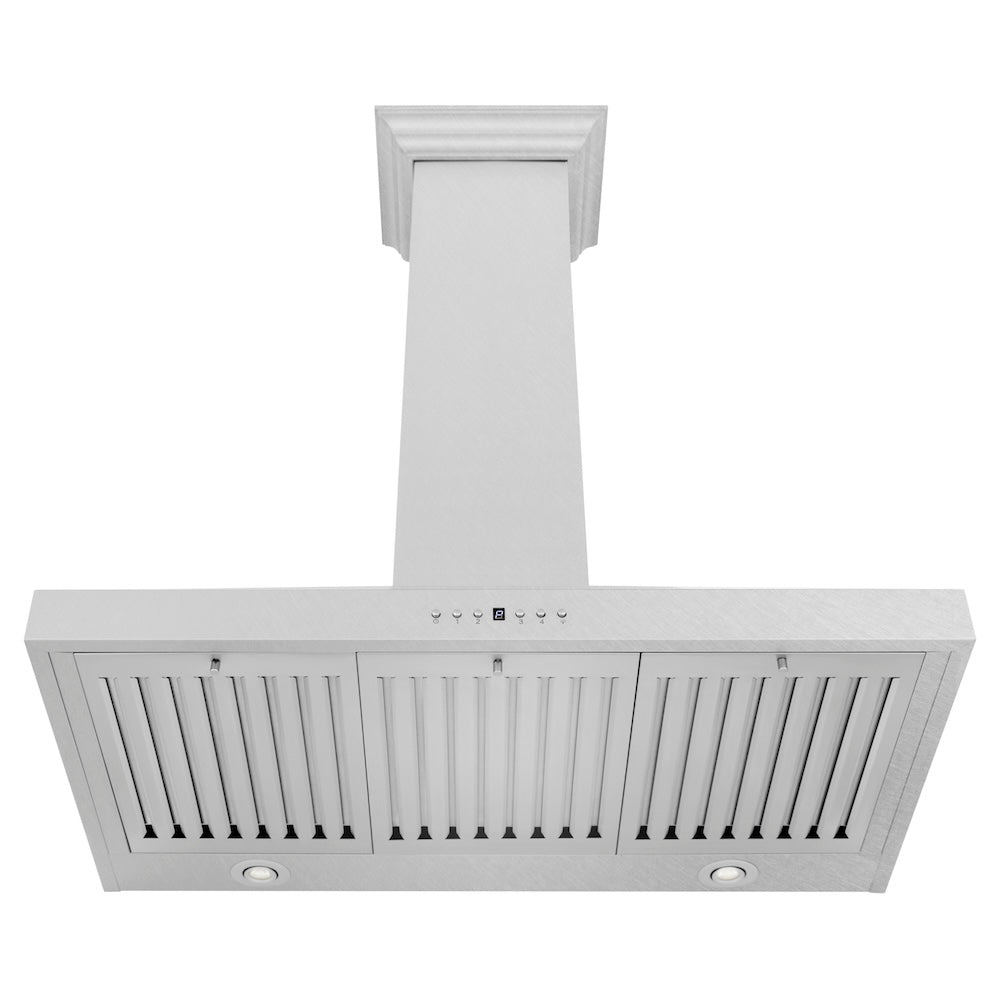 ZLINE Convertible Vent 36-inch range hood in satin stainless steel 8KL3S-36, view 5
