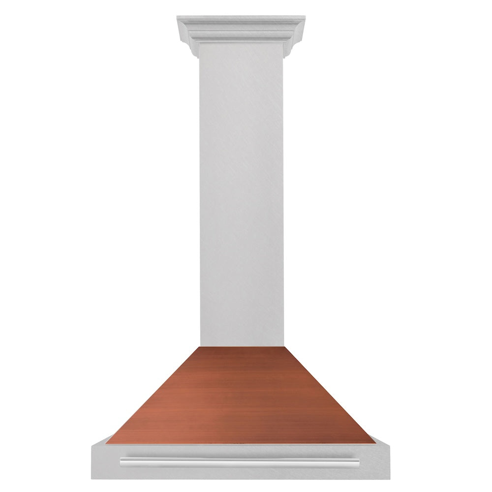 ZLINE 30-inch range hood in satin stainless steel KB4SNX-C-30