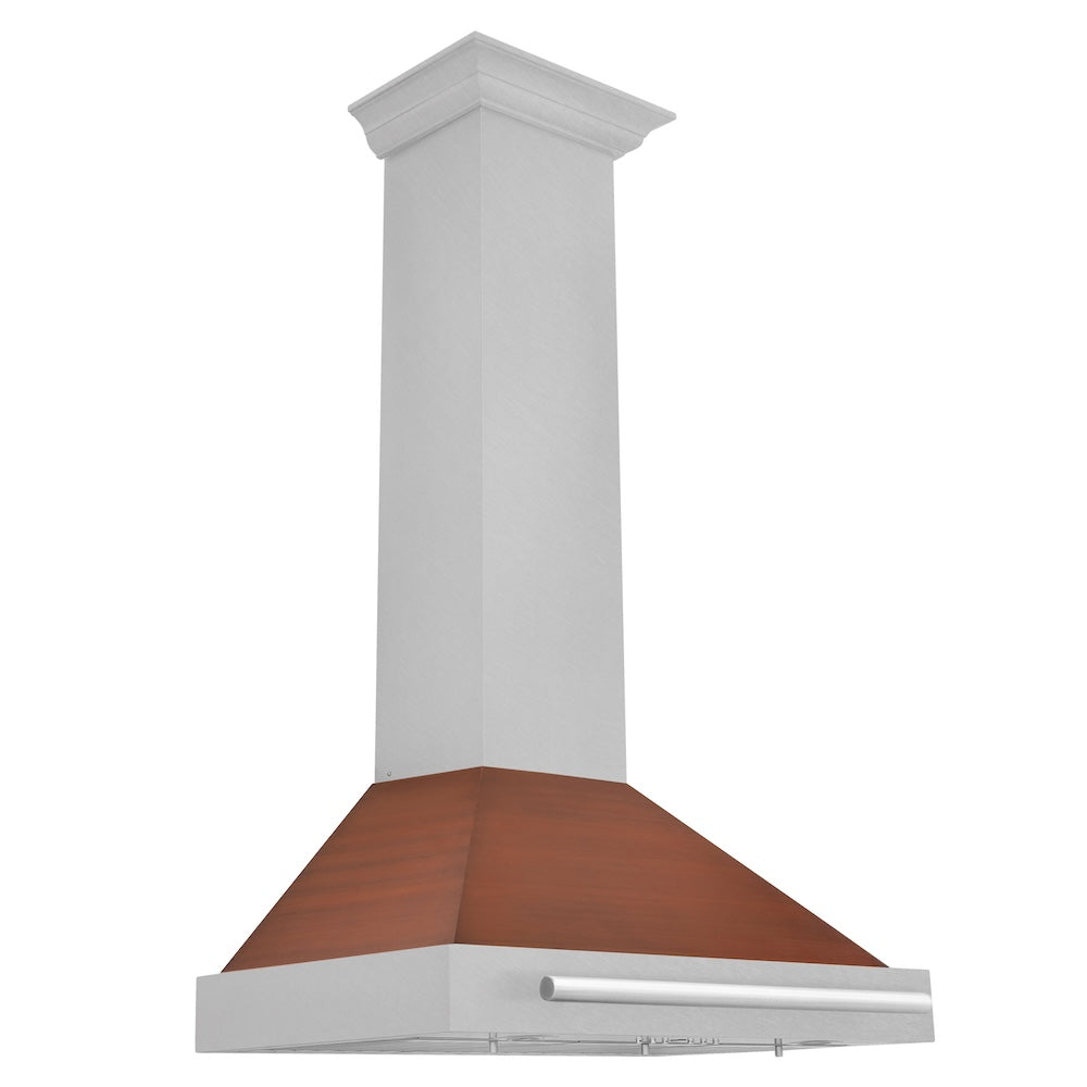 ZLINE 30-inch range hood in satin stainless steel KB4SNX-C-30, view 3
