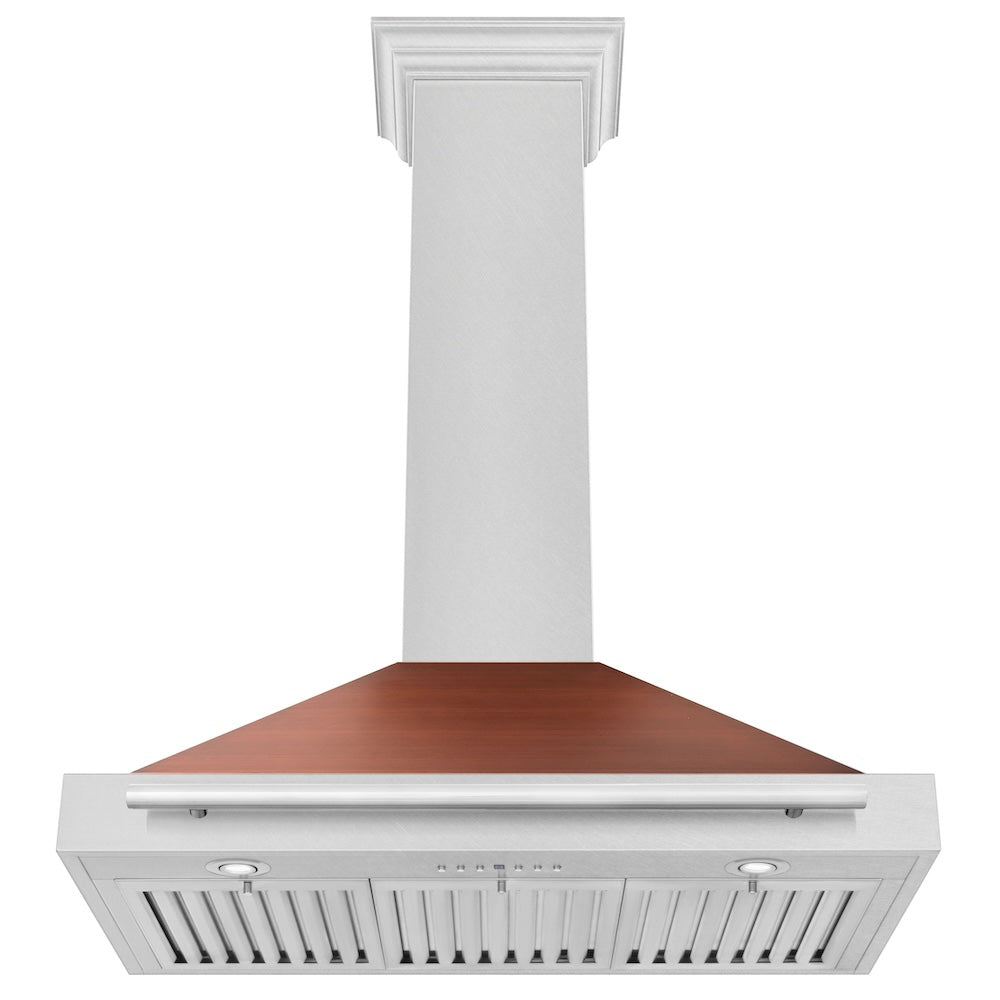 ZLINE 36-inch range hood in satin stainless steel KB4SNX-C-36, view 6