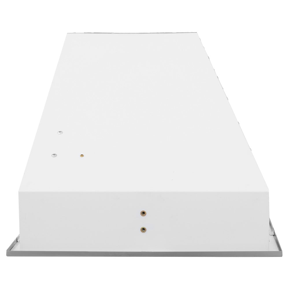ZLINE 58-inch range hood in stainless steel 698-58, side view