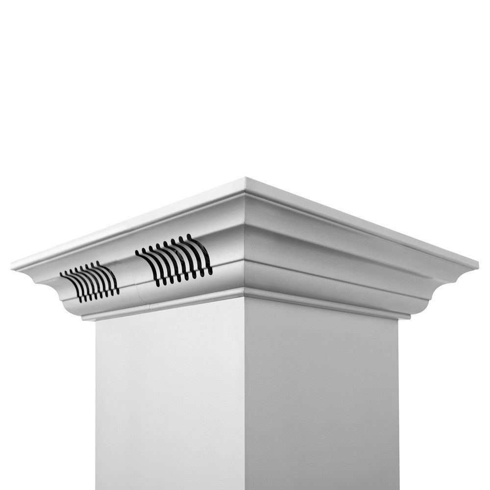 ZLINE CrownSound 42-inch range hood in stainless steel GL2ICRN-BT-42, detail