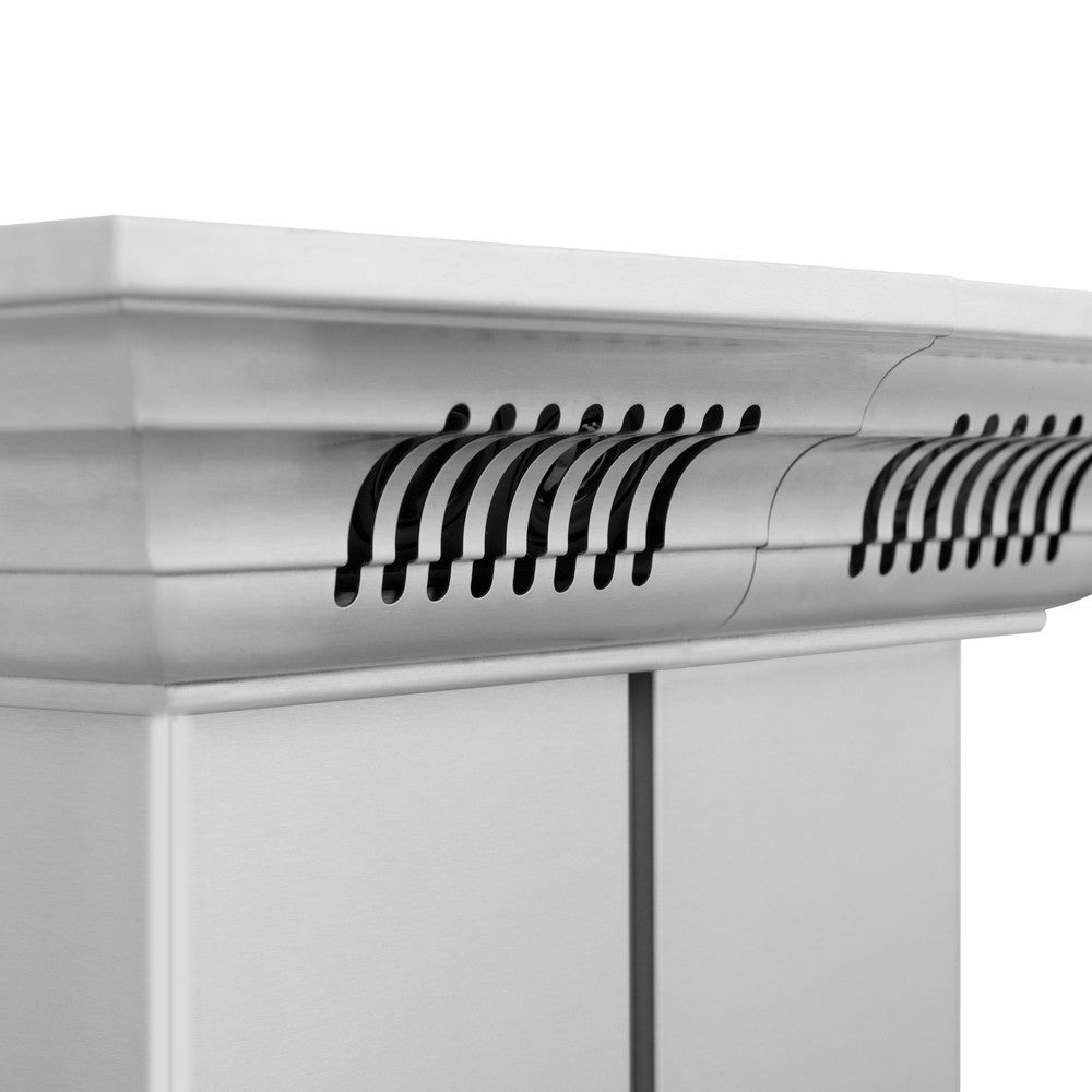 ZLINE CrownSound 30-inch range hood in stainless steel GL9ICRN-BT-30, detail