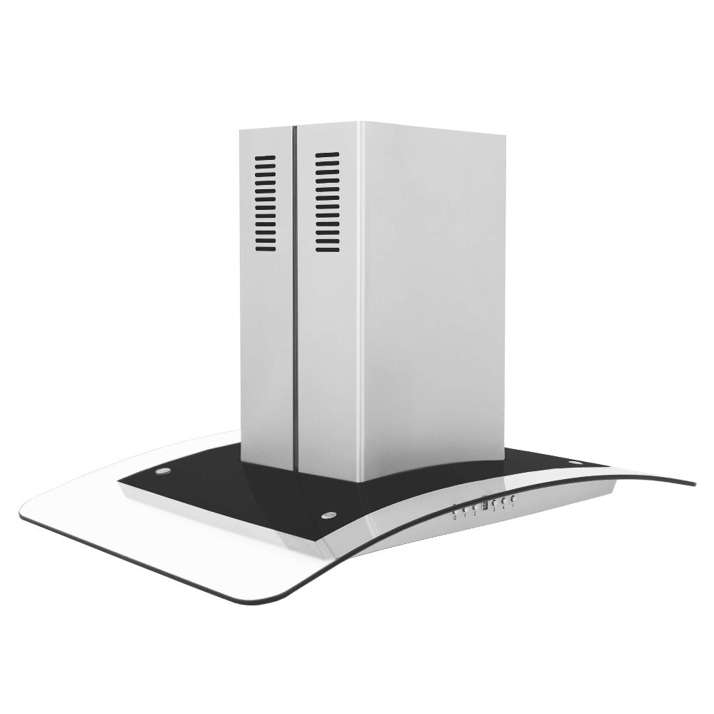 ZLINE Convertible Vent 30-inch range hood in stainless steel GL5I-30, side view