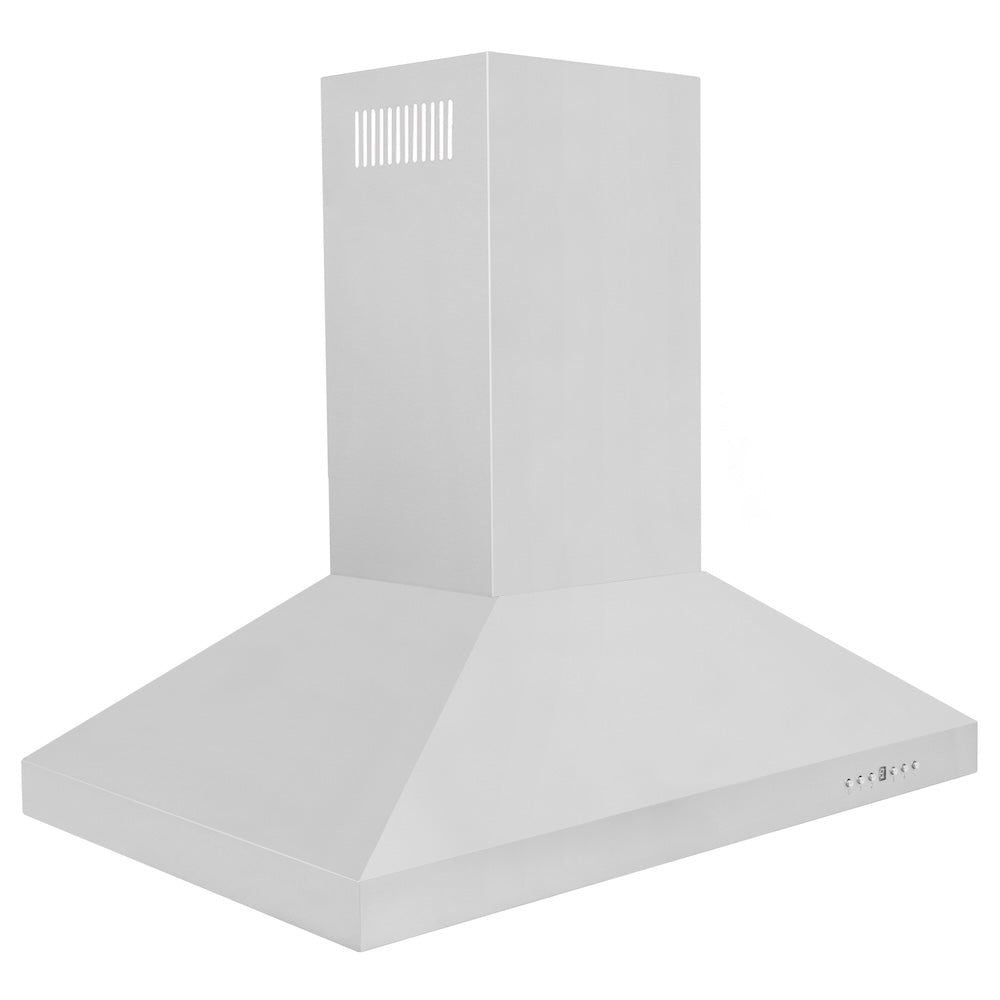 ZLINE 36-inch range hood in stainless steel KL3I-36, from above