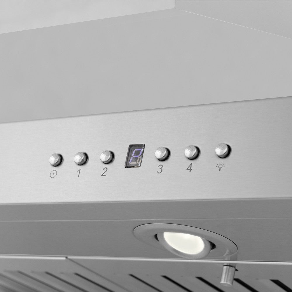 ZLINE CrownSound 36-inch range hood in stainless steel KL3ICRN-BT-36, detail