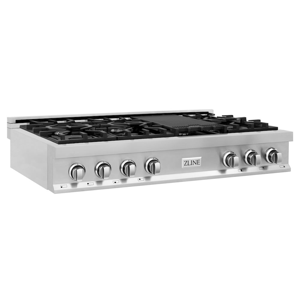 ZLINE Legacy 48-inch rangetop in stainless steel RT48