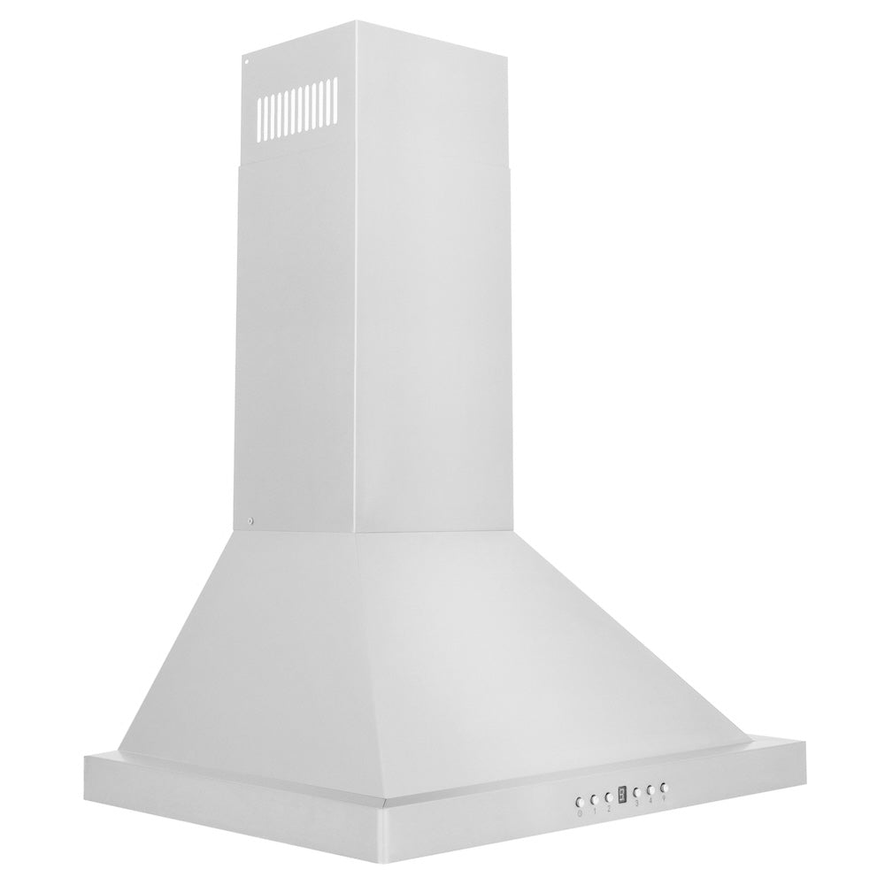 ZLINE Convertible Vent 24-inch range hood in stainless steel KB-24, side view