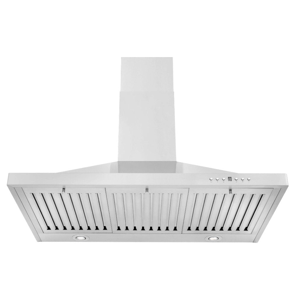 ZLINE Convertible Vent 48-inch range hood in stainless steel KB-304-48, front view