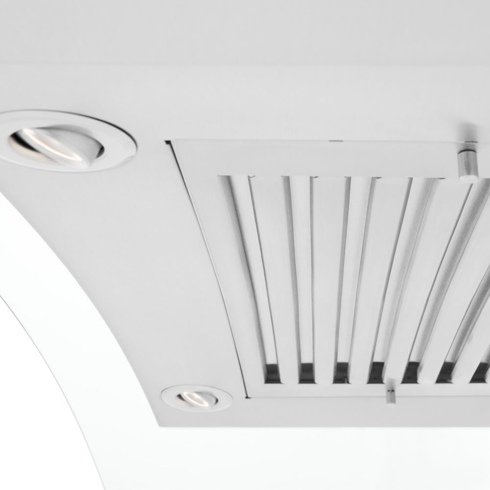ZLINE Convertible Vent 48-inch range hood in stainless steel KN4-48, detail