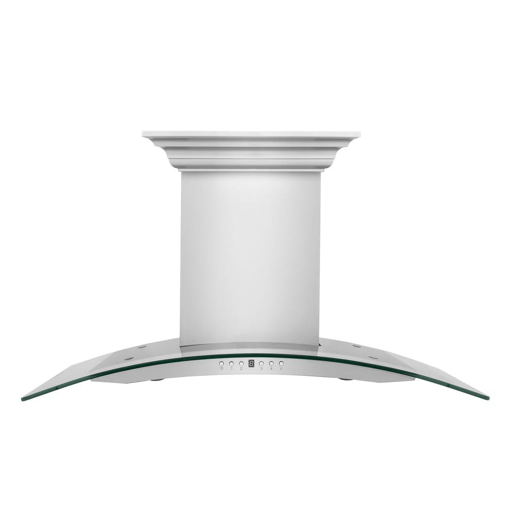 ZLINE CrownSound 36-inch range hood in stainless steel KN4CRN-BT-36, front view