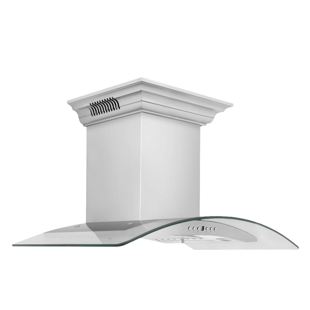 ZLINE CrownSound 36-inch range hood in stainless steel KN4CRN-BT-36, view 5