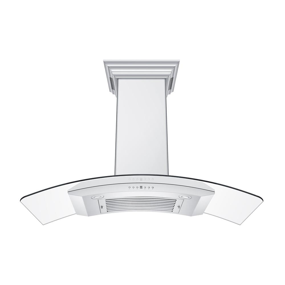 ZLINE CrownSound 48-inch range hood in stainless steel KN4CRN-BT-48, front view