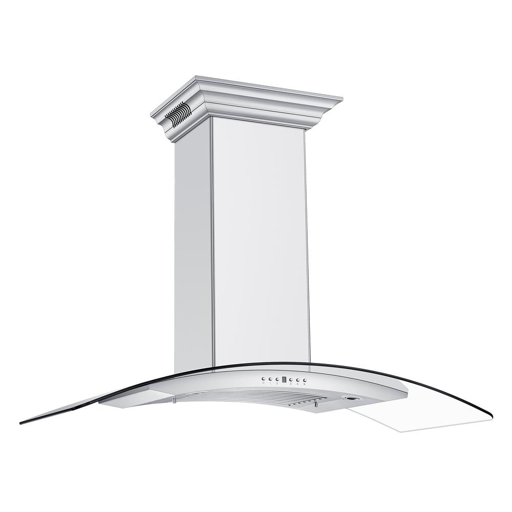 ZLINE CrownSound 48-inch range hood in stainless steel KN4CRN-BT-48, view 5