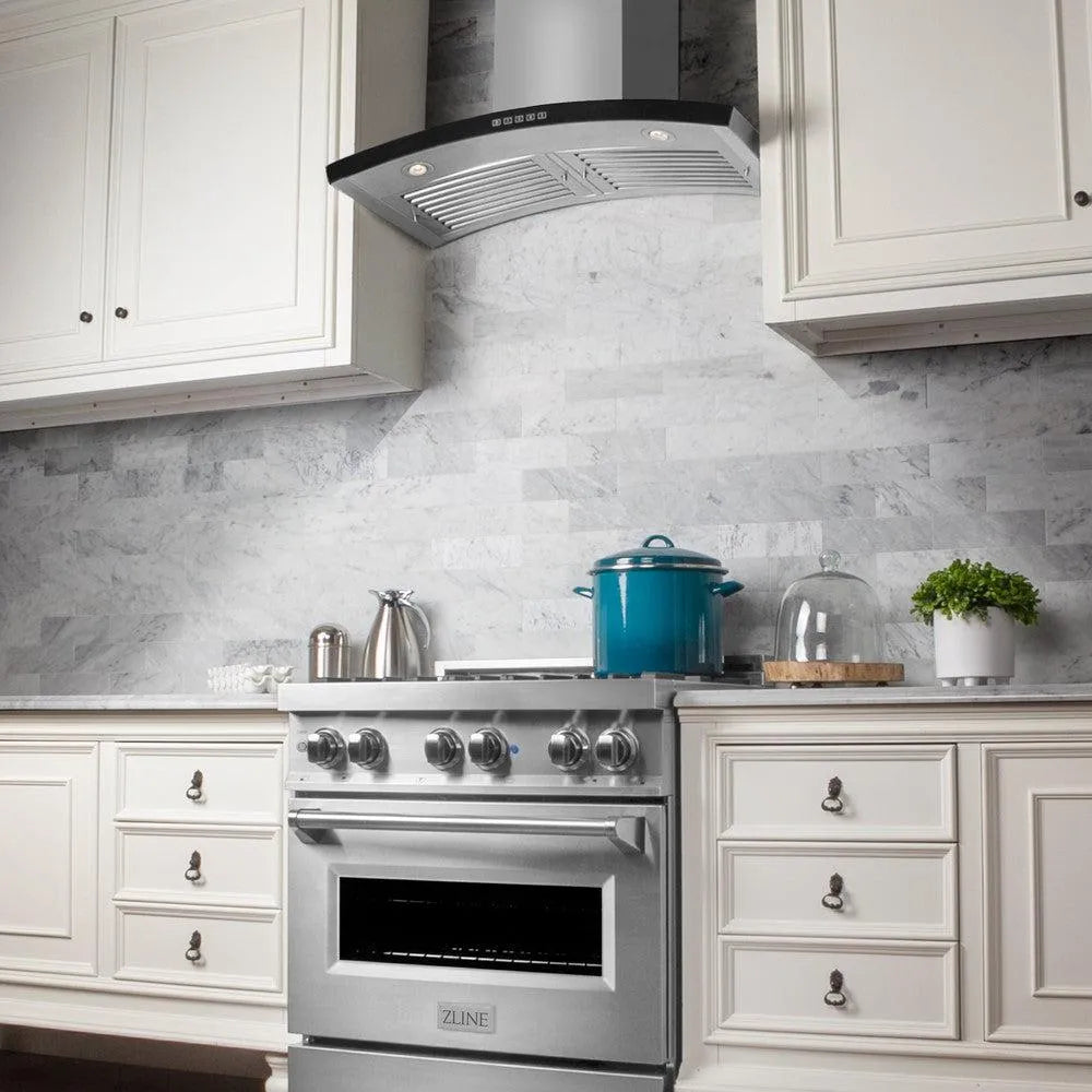 ZLINE Convertible Vent 36-inch range hood in stainless steel KN6-36, view 7