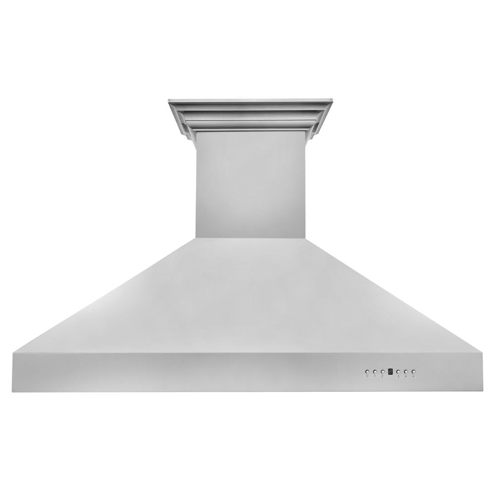 ZLINE CrownSound 48-inch range hood in stainless steel 667CRN-BT-48, front view