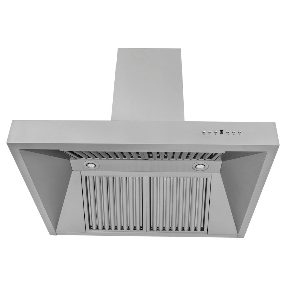 ZLINE Professional 30-inch range hood in stainless steel 697-30, front view