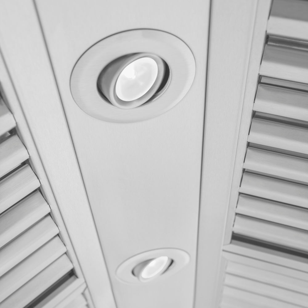 ZLINE Outdoor 54-inch range hood in stainless steel 697-304-54, detail