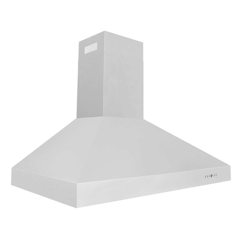 ZLINE Professional 54-inch range hood in stainless steel 697-54, from above