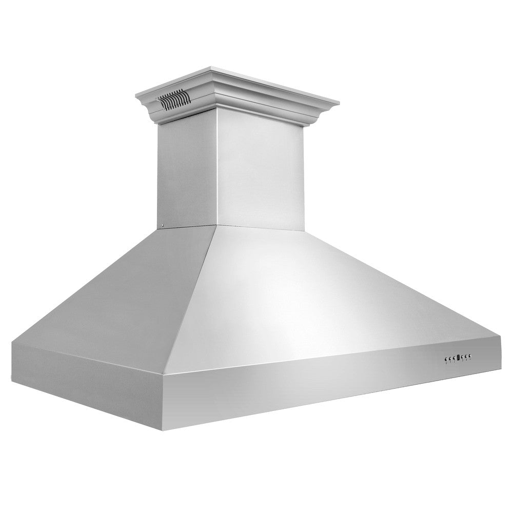 ZLINE CrownSound 30-inch range hood in stainless steel 697CRN-BT-30, side view