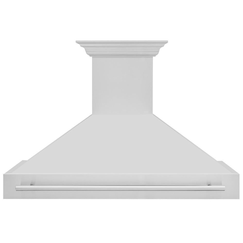 ZLINE 48-inch range hood in stainless steel 8654STX-48, front view