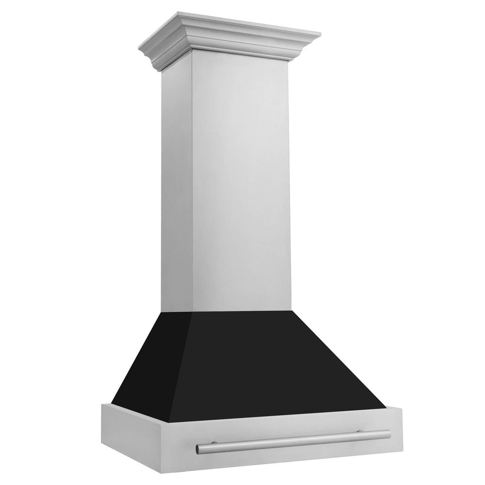 ZLINE 30-inch range hood in black matte 8654STX-BLM-30