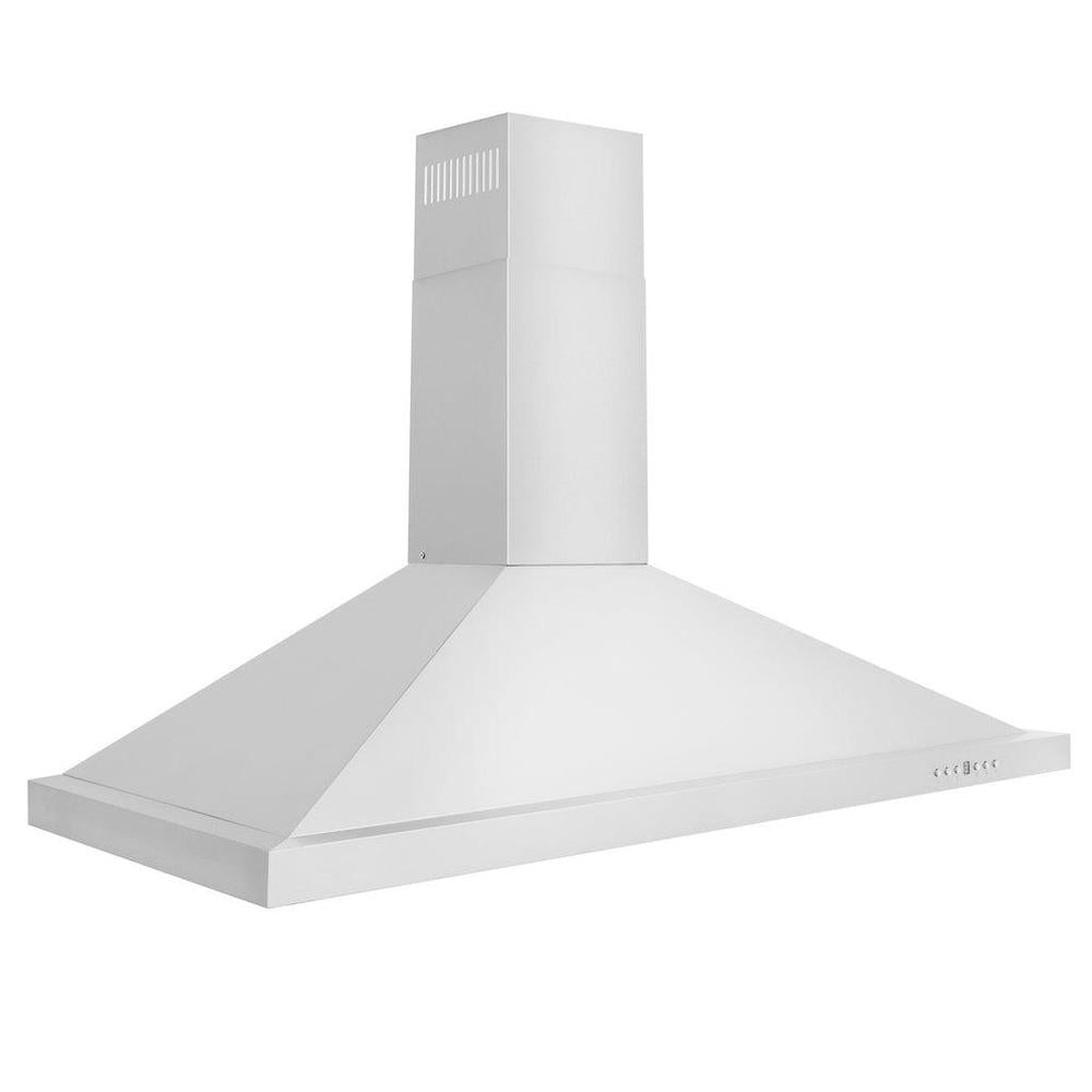 ZLINE Convertible Vent 42-inch range hood in stainless steel KB-42, from above