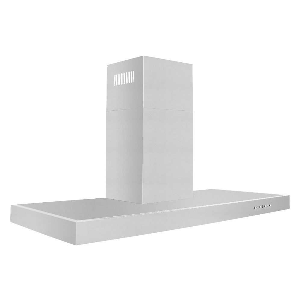ZLINE Convertible Vent 30-inch range hood in stainless steel KE-30, side view