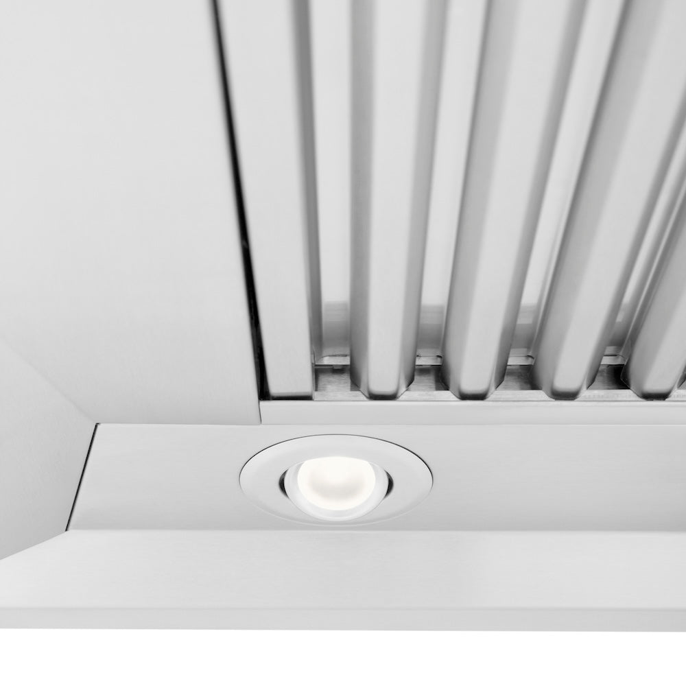 ZLINE Professional 30-inch range hood in stainless steel KECOM-30, detail