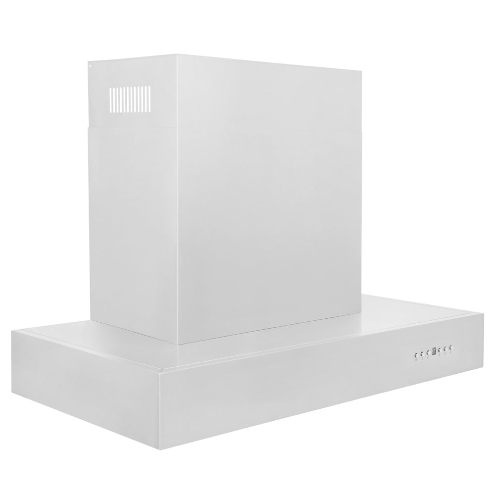ZLINE Professional 36-inch range hood in stainless steel KECOM-36, side view