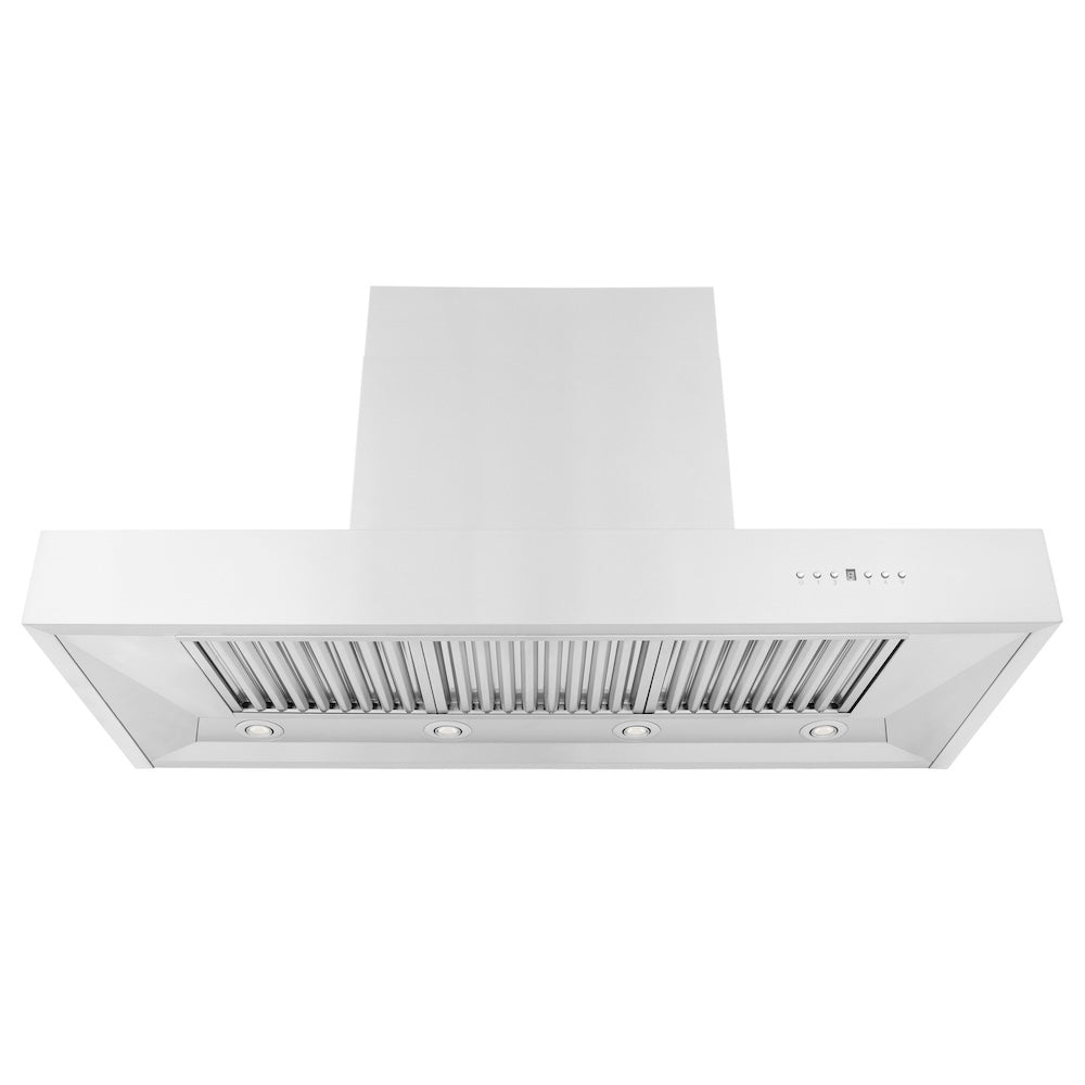 ZLINE Professional 48-inch range hood in stainless steel KECOM-48, front view