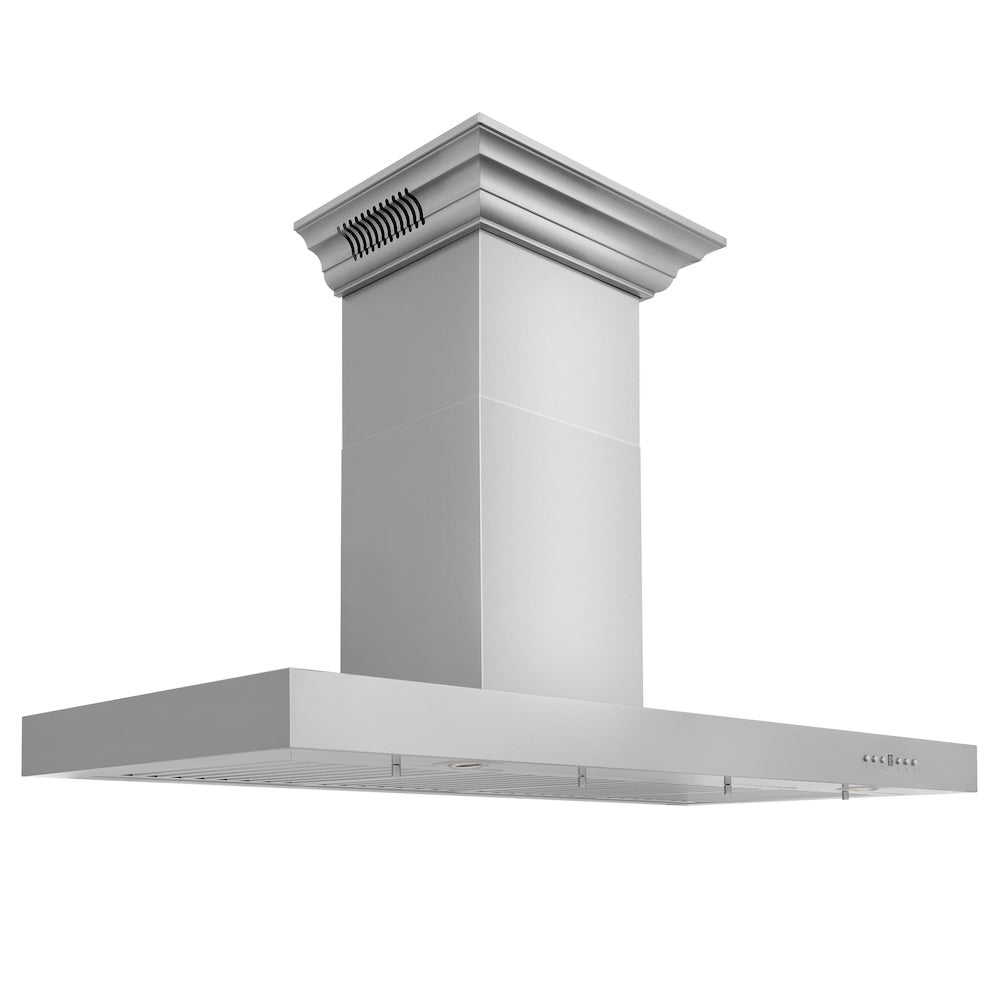 ZLINE CrownSound 48-inch range hood in stainless steel KECRN-BT-48, view 4