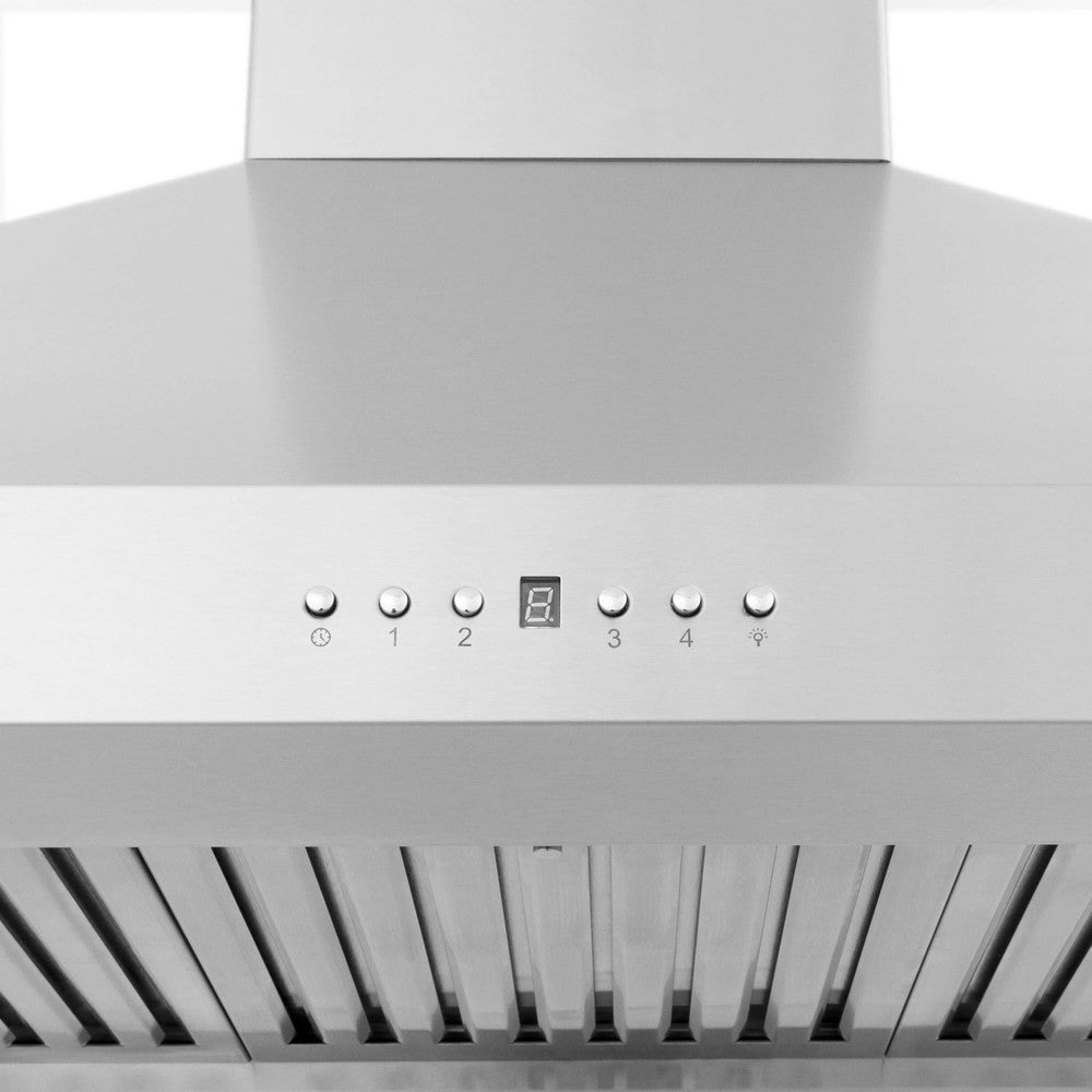 ZLINE Convertible Vent 36-inch range hood in stainless steel KF2-36, detail