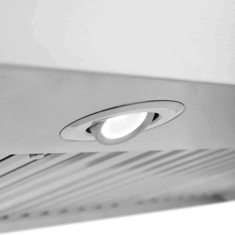 ZLINE Convertible Vent 36-inch range hood in stainless steel KF2-36, detail