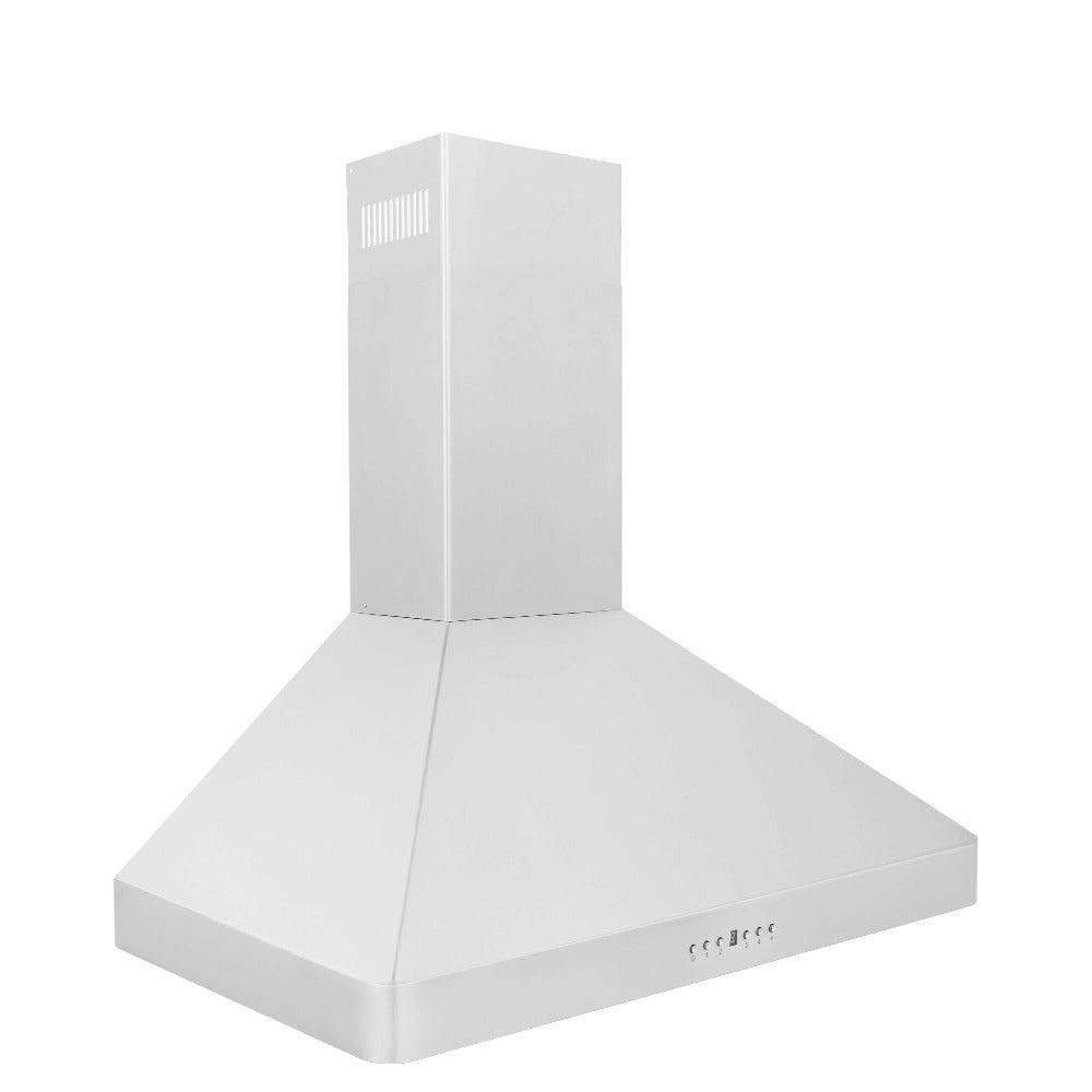 ZLINE Convertible Vent 36-inch range hood in stainless steel KF2-36, side view