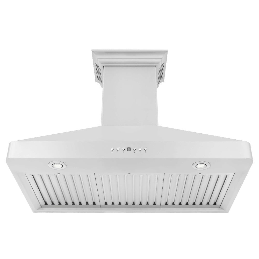 ZLINE CrownSound 30-inch range hood in stainless steel KF2CRN-BT-30, front view