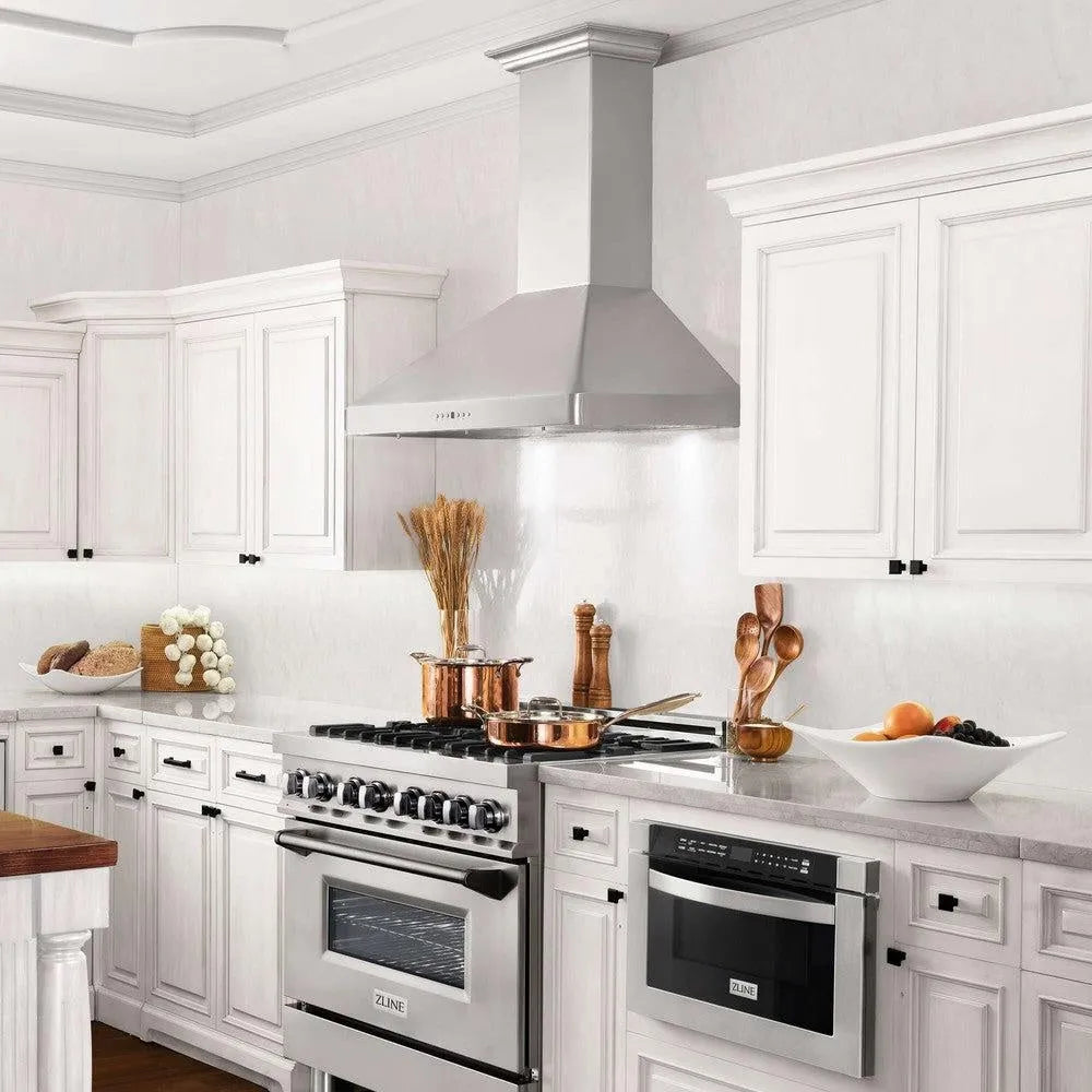 ZLINE CrownSound 36-inch range hood in stainless steel KF2CRN-BT-36, view 2