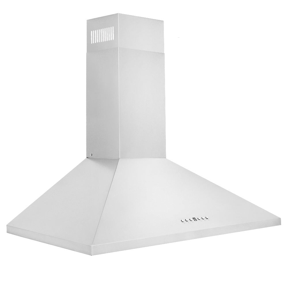 ZLINE Convertible Vent 48-inch range hood in stainless steel KL2-48, from above