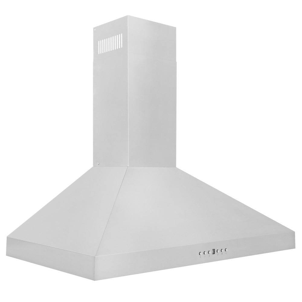 ZLINE Convertible Vent 30-inch range hood in stainless steel KL3-30, side view